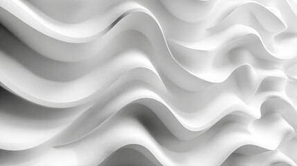 Obraz premium seamless wavy white abstract pattern