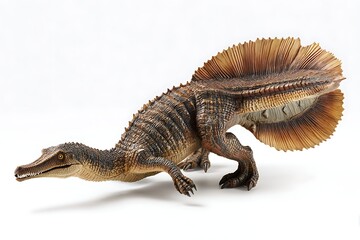 Fototapeta premium Dimetrodon: Prehistoric Marine Reptile Model