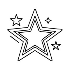 Obraz premium Star Outline Icon