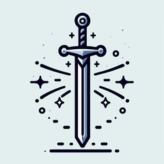 sword vector illustration