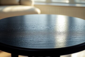A modern living room's interior design often includes a cozy sofa, a warm decor table, and a home tray, all bathed in the warm and relaxing glow of sunset light