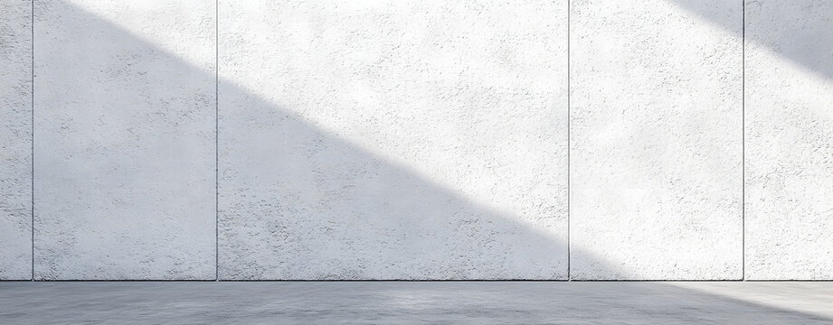 White rough concrete wall texture background providing copy space