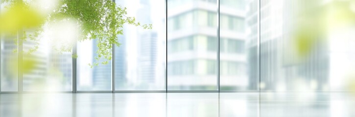 Modern Office Space with City View