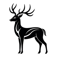 deer silhouette vector