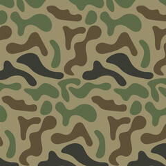 Beautiful Camouflage seamless pattern design