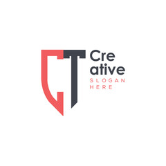 initial monogram letter logo with creative design.