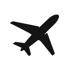 Obraz premium Simple Airplane Logo Design for Travel and Aviation Projects