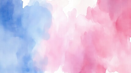 Fototapeta premium Pastel Clouds of Dreams Blue and Pink Embrace