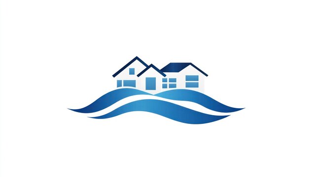 Homes on Water Real Estate Logo