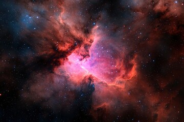 Fototapeta premium Cosmic Nebula Display