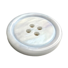 Watercolor button isolated on transparent background