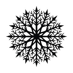 vector illustration of a snowflake