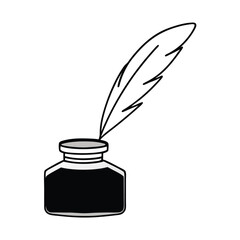 ink pen and ink