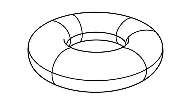 Line Drawing of a Ring