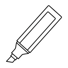 vector illustration of a pen
