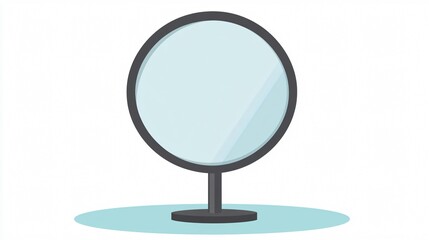 Standing Mirror Icon Vector Isolated Transparent Background