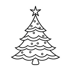 Obraz premium abstract christmas tree