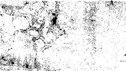 Rough black and white texture vector. Distressed overlay texture. Grunge overlay layer. Abstract black and white vector background.
