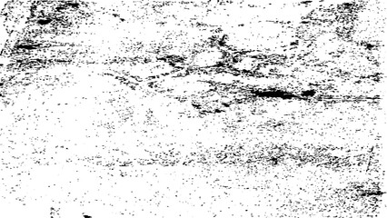 Rough black and white texture vector. Distressed overlay texture. Grunge overlay layer. Abstract black and white vector background.