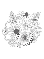 Floral Design Template Design