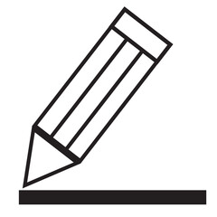 Edit icon vector isolated on white background. Pencil icon. sign up Icon vector. edit text