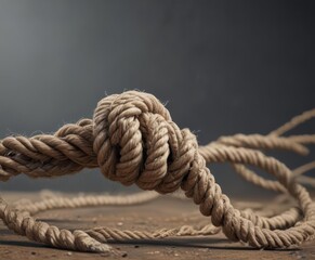 Frayed rope, stretched taut, near breaking point,  broken,  string,  worn
