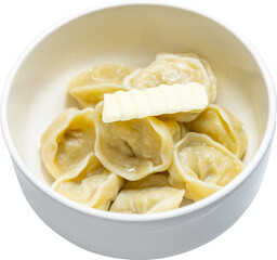 dumplings , ravioli with butter