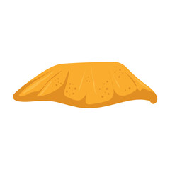 Sand pile. Yellow sandy heap, construction building material piles, bulk construction material heap. Sandy mound vector illustration 