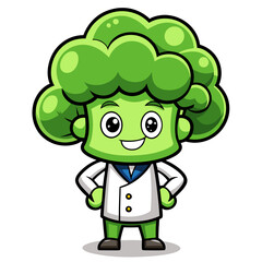  Dynamic Broccoli Illustration for Craft Lovers