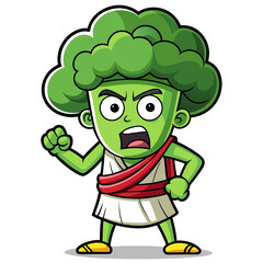  Creative Wounded Broccoli Vegetable Design