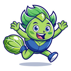  Sore Brussels Sprouts Vegetable Drawing Illustration