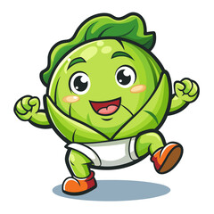  Trembling Brussels Sprouts Vegetable Bin Illustration