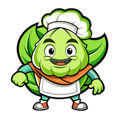  Artistic Cabbage in Drained Sculpting Context