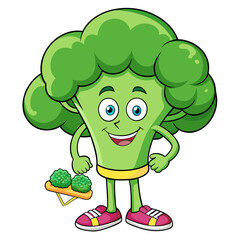  Dynamic Broccoli Illustration for Fun Cooking