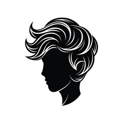 face framing layers hair style silhouette