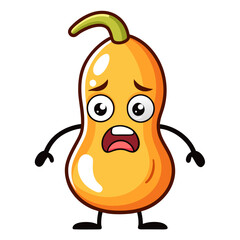  Butternut Squash Vegetable Character Driving Art