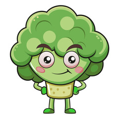 Broccoli Vegetable Character Decorating Art