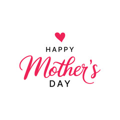 mother's day silhouette logo vector line art logo design