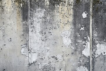 Obraz premium Weathered concrete wall texture displays various shades and patterns.