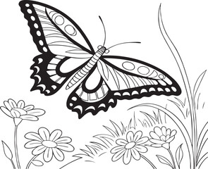 Butterfly vector art eps file