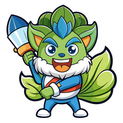  Playful Bok Choy Design for Rocketry Fun