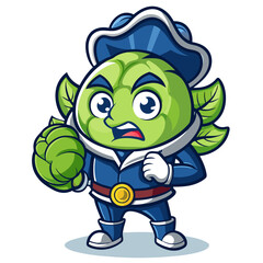  Short of Breath Brussels Sprouts Vegetable Illustration