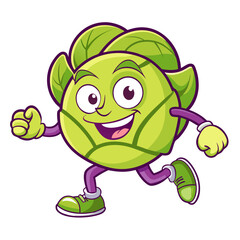  Inactive Brussels Sprouts in a Watchful Scene