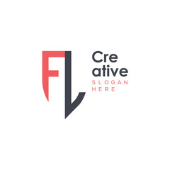 initial monogram letter logo with creative design.