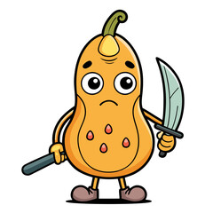  Unique Stiff Butternut Squash Vegetable Scuba Art