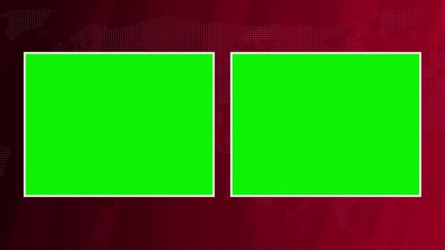 Breaking News frame on green screen breaking news background on chroma key and seamless looping animated breaking news, green screen news background template Video, Breaking News Lower third live