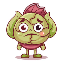  Decaying Cabbage Vegetable Theater Illustration