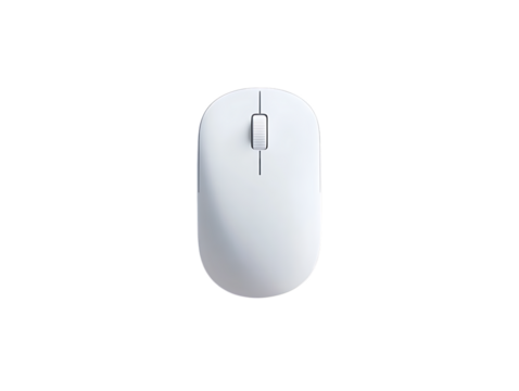 Modern wireless mouse with ergonomic design.png