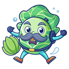  Fun Cabbage Illustration for Scuba Diving