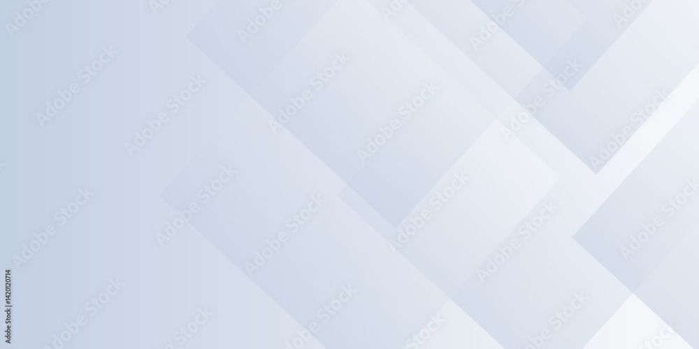 Poster Abstract minimal geometric white and blue light background design.Abstract white background poster with dynamic. technology network Vector illustration.background brochure website flyer certificate .	